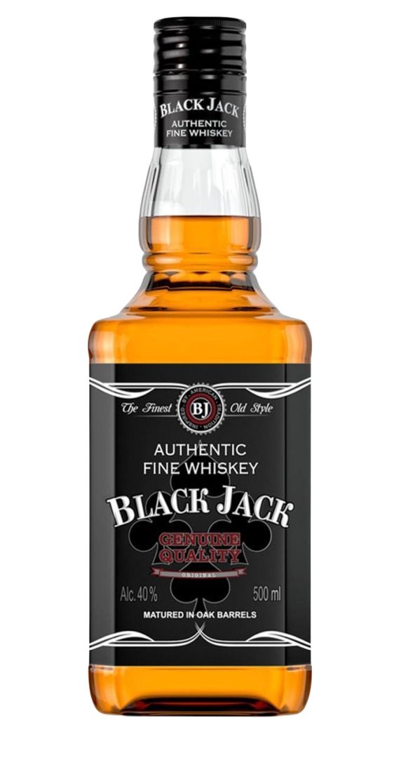 Bulbash VN 04 WHISKY BLACK JACK BOURBON 0,5 - fotografija pakovanja