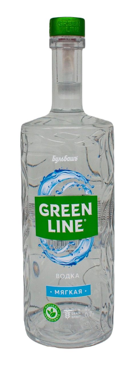 Bulbash VOTKA BULBASH GREENLINE. MYAGKAYA 0,7 - fotografija pakovanja